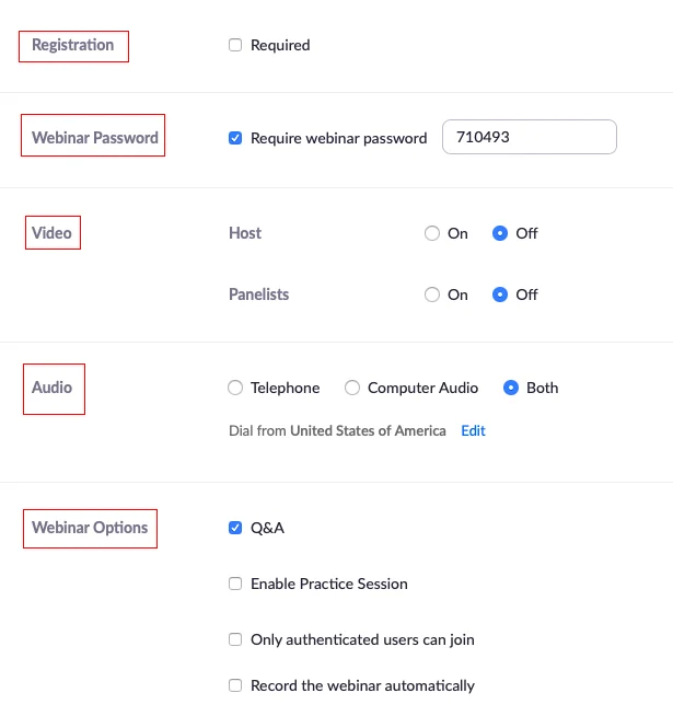 hướng dẫn sử dụng zoom webinar: cài đặt máy chủ 