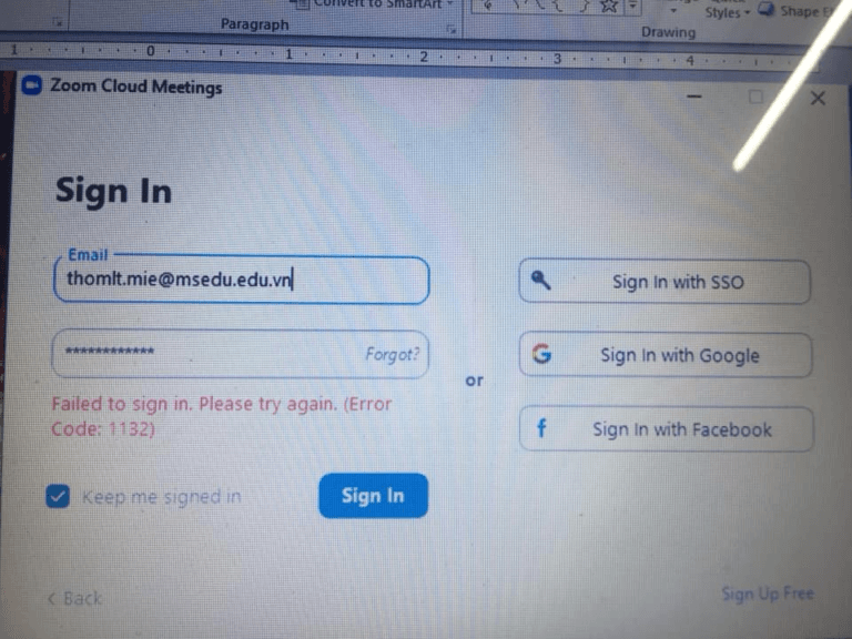 Read more about the article 6 cách sửa lỗi 1132 trên Zoom Meeting (Update 2024)