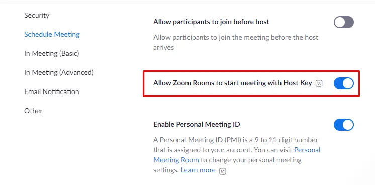setting zoom