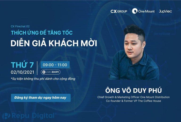 Read more about the article CX Group & One Mount Group lựa chọn Zoom tổ chức hội thảo CX Firechat #2: Thích ứng để tăng tốc