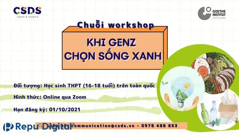 Read more about the article Goethe-Institut Hanoi CSDS và VGO lựa chọn Zoom Meeting tổ chức chuỗi workshop “Khi Gen Z sống xanh”