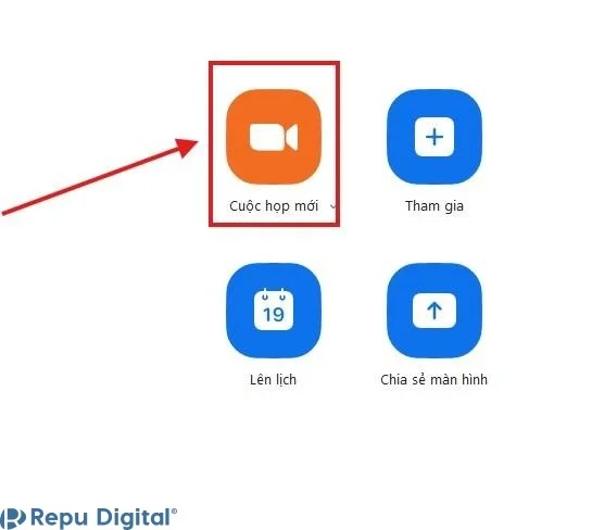 tạo cuộc họp trên zoom