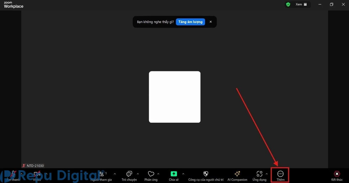 thêm tùy chọn trong zoom