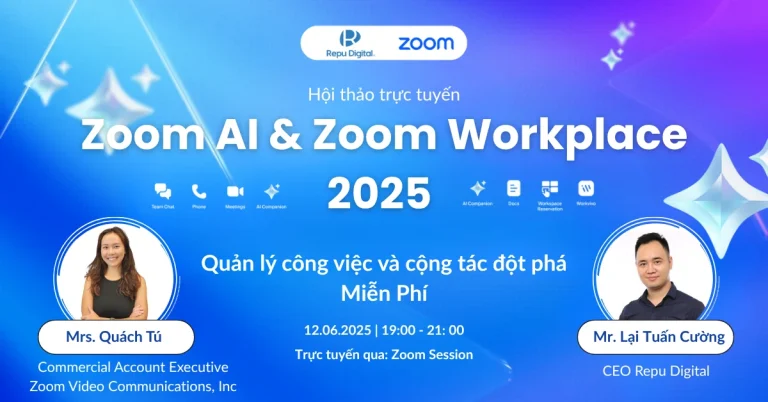 Read more about the article Hội thảo Zoom AI & Zoom Workplace 2025 – Quản lý công việc và cộng tác đột phá miễn phí