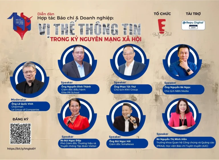 Read more about the article Repu Digital tự hào được tài trợ Zoom Webinar đồng hành cùng sự kiện của Elite Pr School “Diễn đàn Hợp tác Báo chí & Doanh nghiệp: Vị thế thông tin trong kỷ nguyên mạng xã hội”
